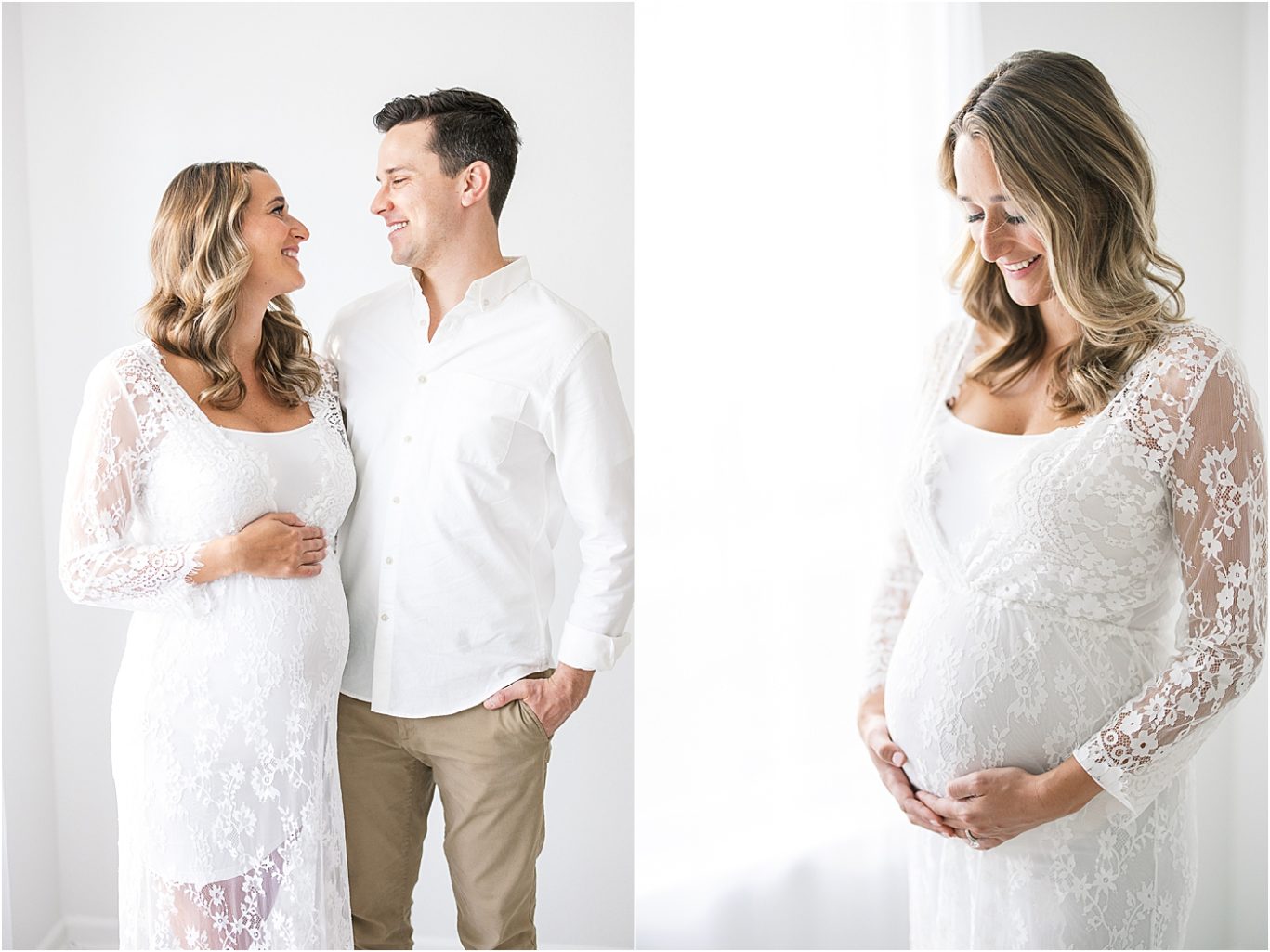 Studio maternity session in Fishers IN with Lindsay Konopa Photography