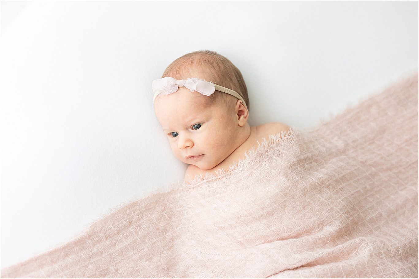 Newborn session for baby girl. Photo by Lindsay Konopa Photography.
