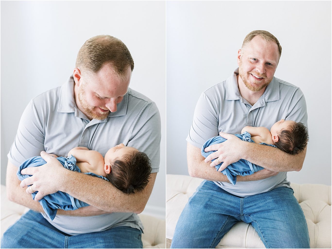 Dad holding his son | Photo by Lindsay Konopa Photography