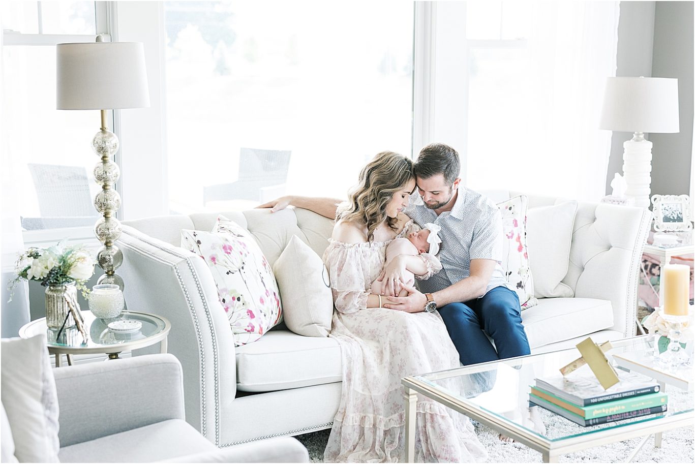 Lifestyle newborn session in Westfield, IN | Lindsay Konopa Photography
