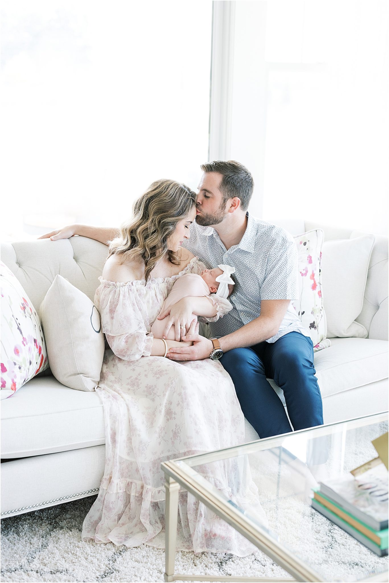 Baby girl newborn session photographed by Westfield newborn photographer, Lindsay Konopa Photography.