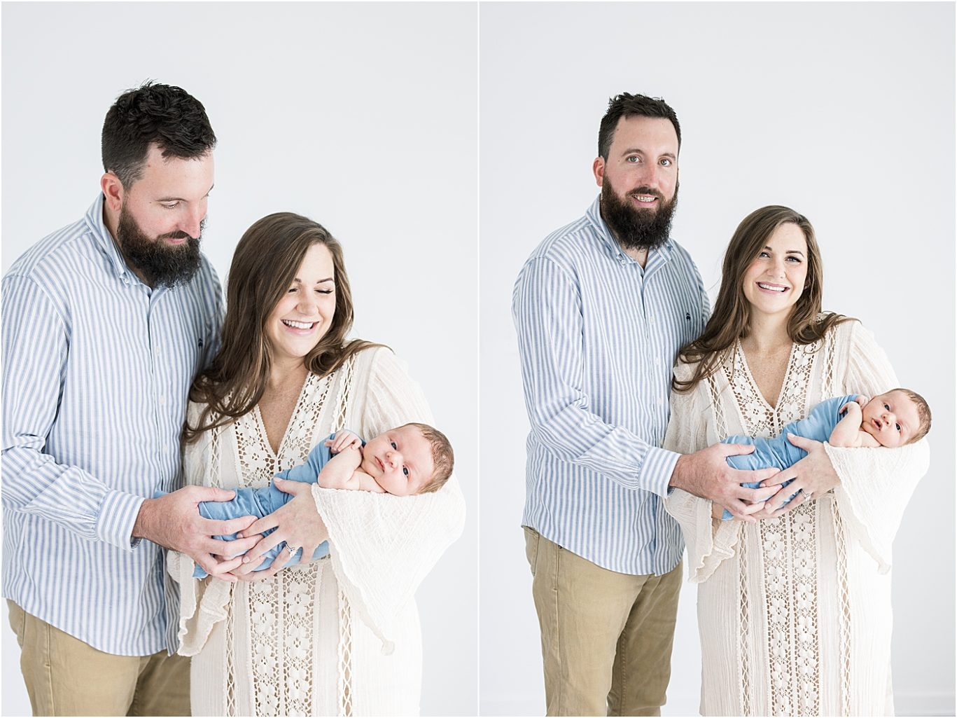 Studio newborn session for baby boy from Indianapolis | Lindsay Konopa Photography