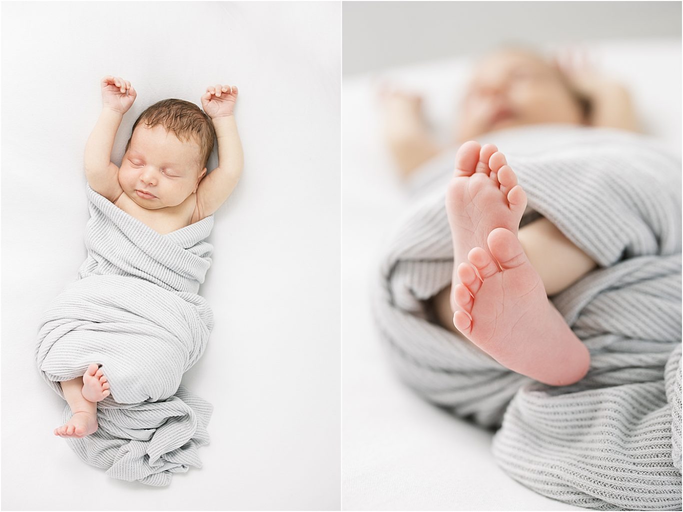 Studio newborn session for baby boy | Lindsay Konopa Photography
