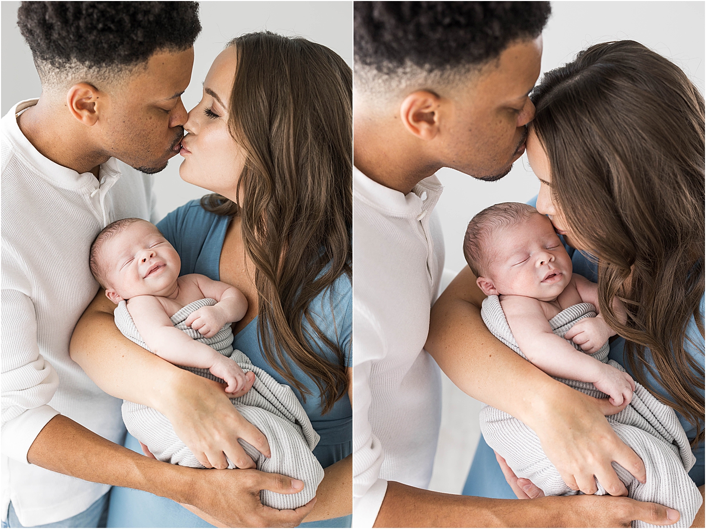 New parents with their newborn son | Lindsay Konopa Photography