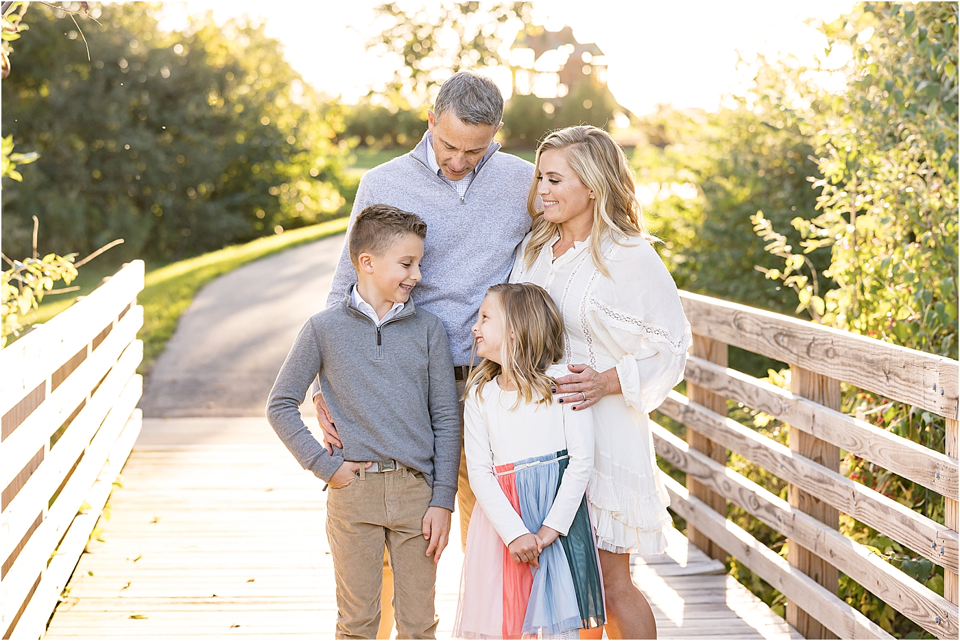 Family photos at sunset in Carmel with Lindsay Konopa Photography
