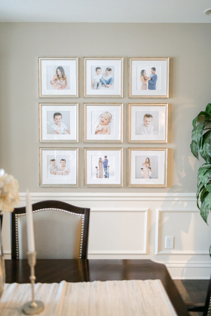how to display your family photography